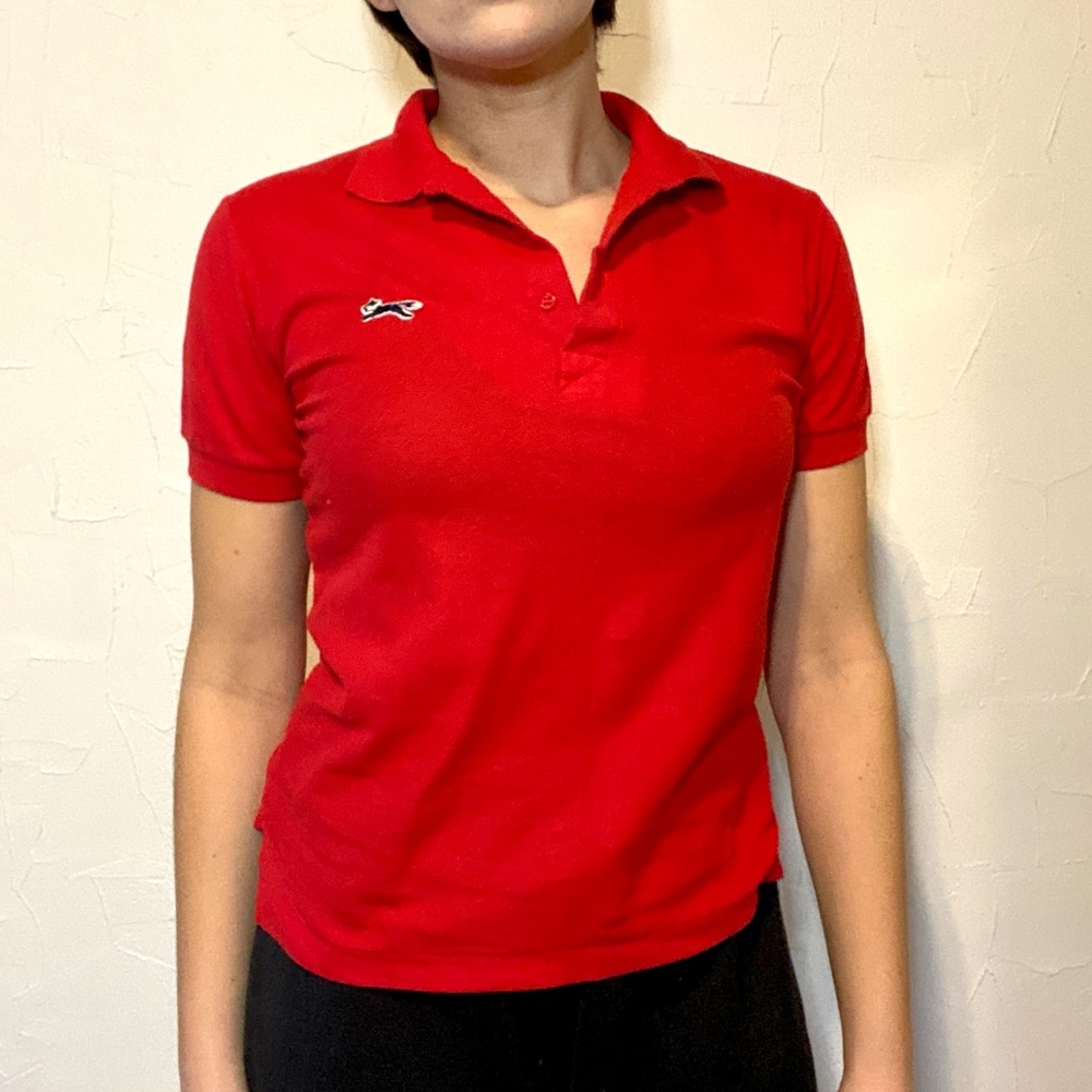 Vintage Retro Fox Polo Shirt Short Sleeve